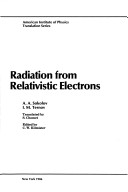 Cover of Radiation from Relativistic Electrons