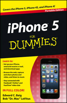 Book cover for iPhone 5 For Dummies