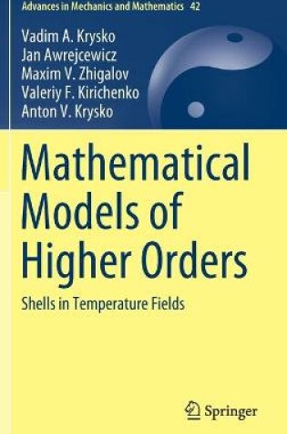Cover of Mathematical Models of Higher Orders