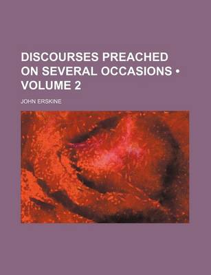 Book cover for Discourses Preached on Several Occasions (Volume 2)