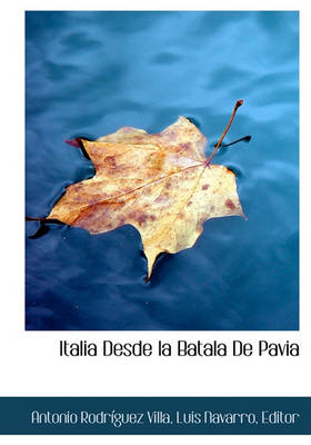 Book cover for Italia Desde la Batala De Pavia