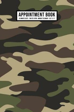 Cover of Camo Appointment Book