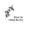 Book cover for Where the Orange Blooms