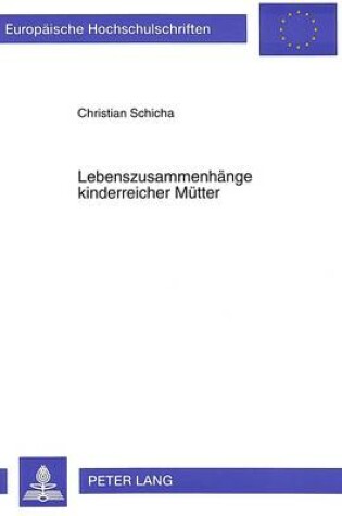 Cover of Lebenszusammenhaenge Kinderreicher Muetter