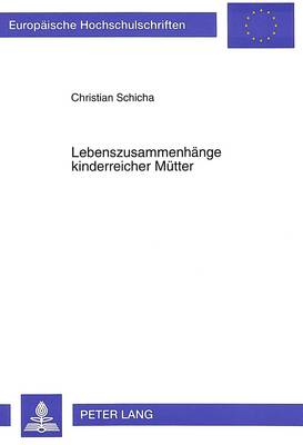 Cover of Lebenszusammenhaenge Kinderreicher Muetter