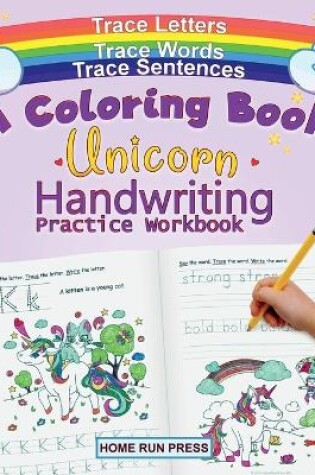 Cover of A Coloring Book Handwriting Practice Workbook