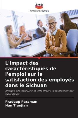 Book cover for L'impact des caractéristiques de l'emploi sur la satisfaction des employés dans le Sichuan