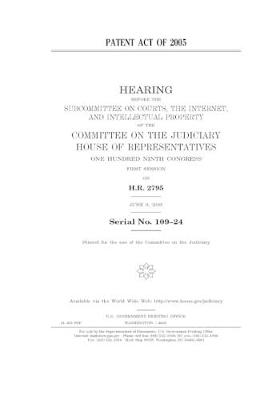 Book cover for Patent Act of 2005