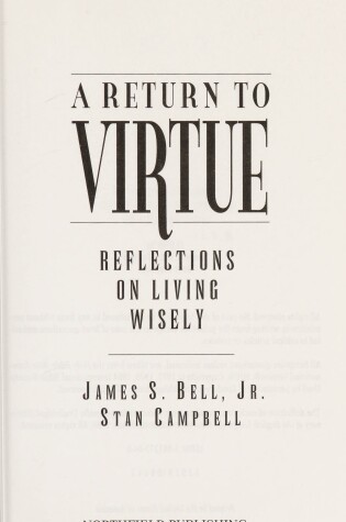 Cover of A Return to Virtue