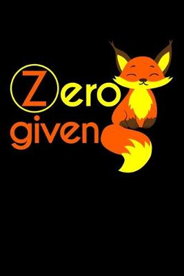 Book cover for Zero Given
