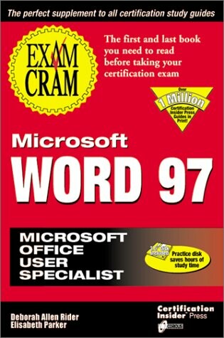 Cover of Microsoft Word 97 Exam Cram