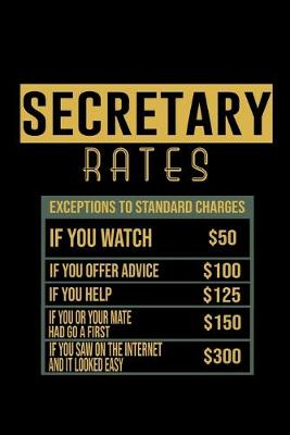 Book cover for Secretary rates