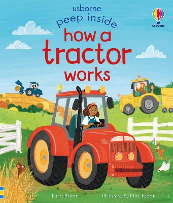 Book cover for Peep Inside How a Tractor Works