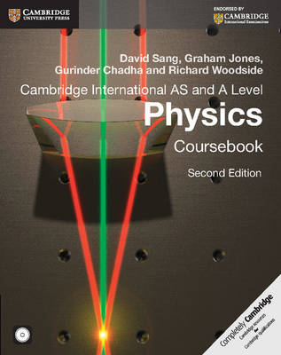 Book cover for Cambridge International AS and A Level Physics Coursebook with CD-ROM