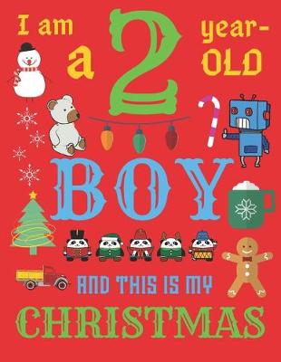 Book cover for I Am a 2 Year-Old Boy Christmas Book