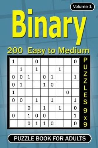 Cover of Binary puzzle books for Adults