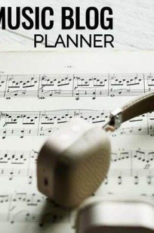Cover of Music Blog Planner