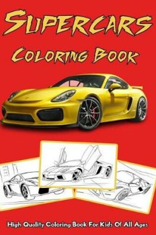 Cover of Supercars Coloring Book