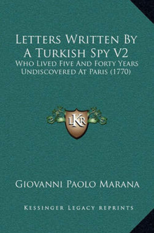 Cover of Letters Written by a Turkish Spy V2