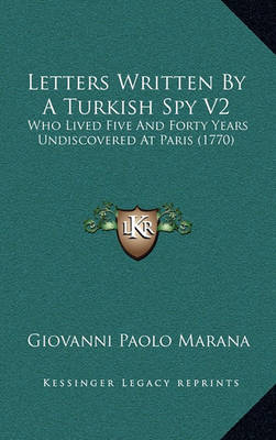 Book cover for Letters Written by a Turkish Spy V2