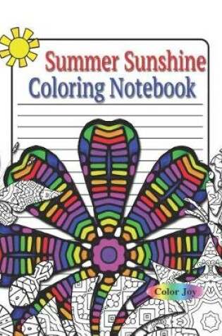 Cover of Summer Sunshine Coloring Notebook