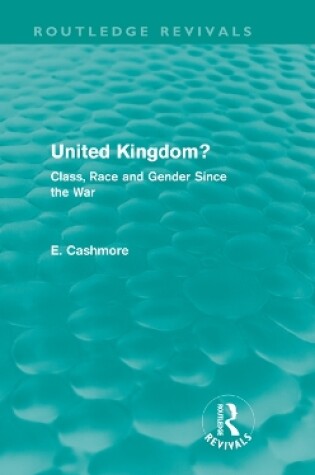 Cover of United Kingdom? (Routledge Revivals)