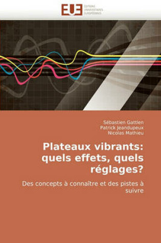 Cover of Plateaux Vibrants