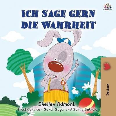 Cover of I Love to Tell the Truth (German Book for Kids)