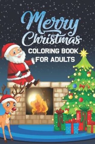 Cover of Merry Christmas Coloring Book for Adults