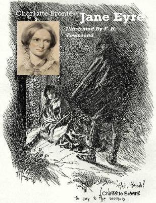 Book cover for Jane Eyre (Illustrated by  F. H. Townsend)