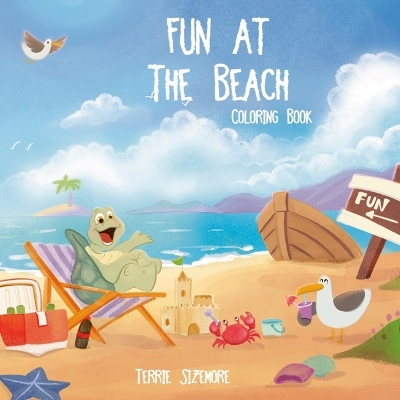 Book cover for Fun at the Beach Coloring Book