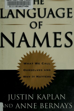 Cover of The Language of Names