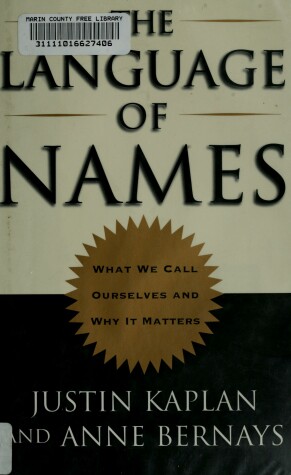 Book cover for The Language of Names