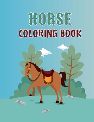 Book cover for Horse coloring book