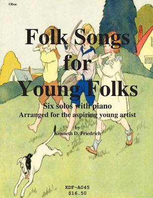 Book cover for Folk Songs for Young Folks - oboe and piano