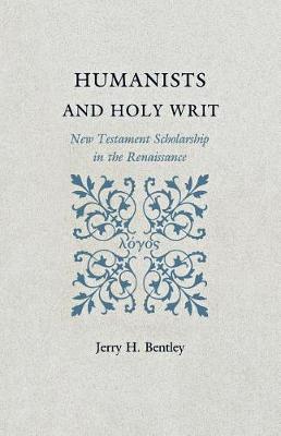 Book cover for Humanists and Holy Writ