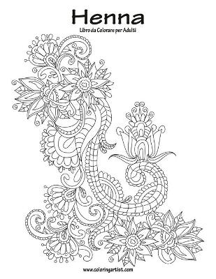 Cover of Henna Libro da Colorare per Adulti 1