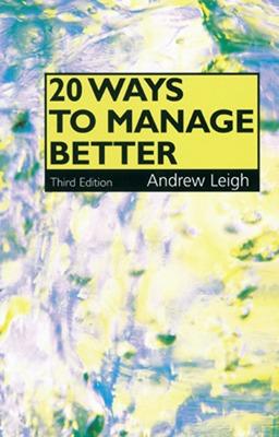 Book cover for 20 Ways to Manage Better