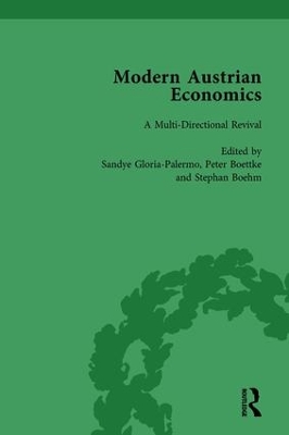 Book cover for Modern Austrian Economics Vol 1