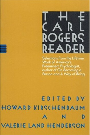 Cover of The Carl Rogers Reader