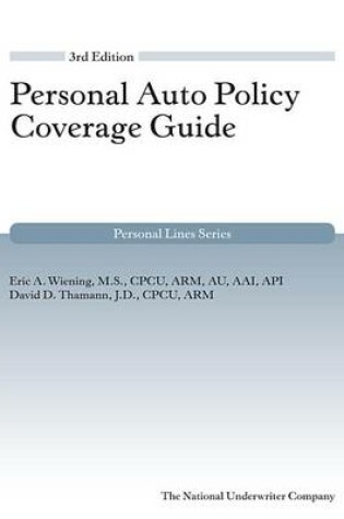 Cover of Personal Auto Coverage Guide