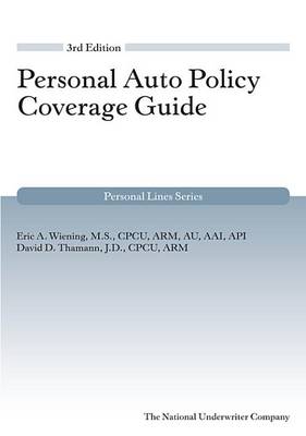 Cover of Personal Auto Coverage Guide