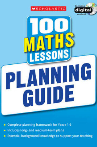 Cover of 100 Maths Lessons: Planning Guide