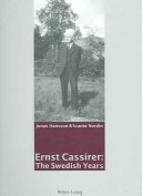 Book cover for Ernst Cassirer