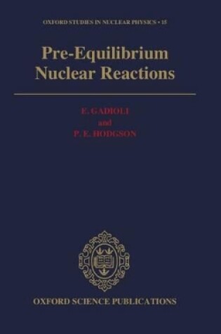 Cover of Pre-Equilibrium Nuclear Reactions