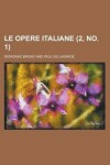 Book cover for Le Opere Italiane