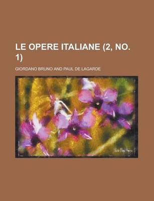 Cover of Le Opere Italiane