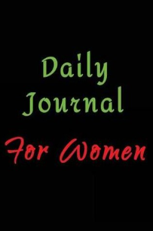 Cover of Daily Journal For Women