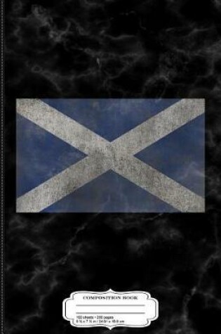 Cover of Vintage Scotland Flag Composition Notebook