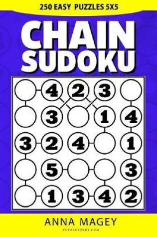 Cover of 250 Easy Chain Sudoku Puzzles 5x5